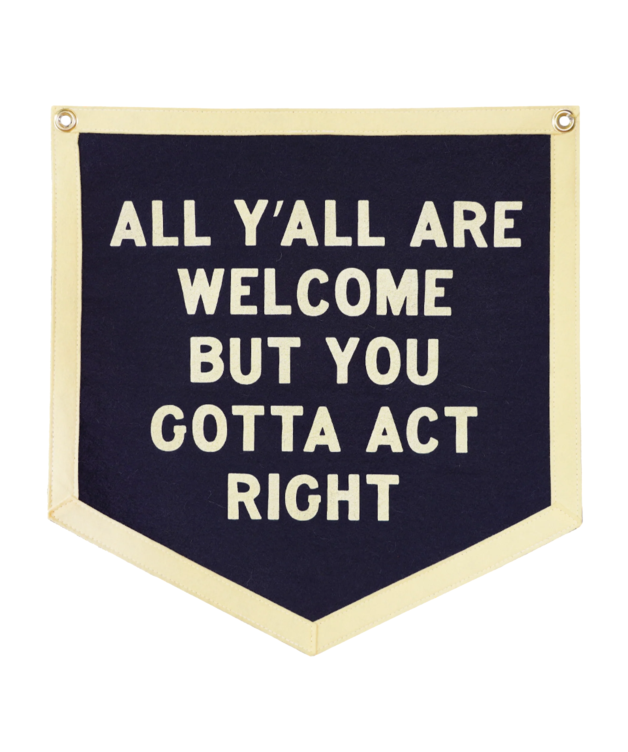 All Y'all Are Welcome Camp Flag • Tate Farms x Oxford Pennant