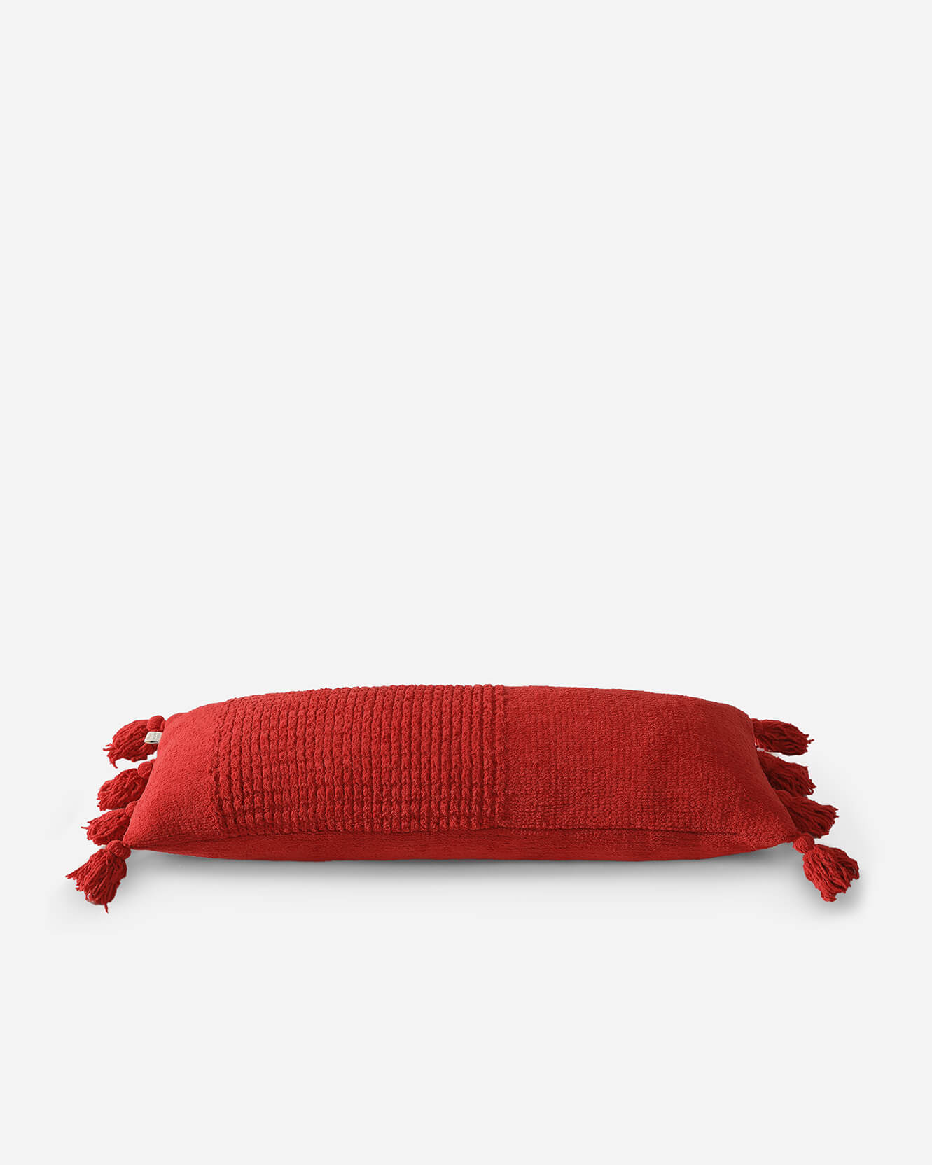 Braided Pom Pom Lumbar Pillow - Image 3