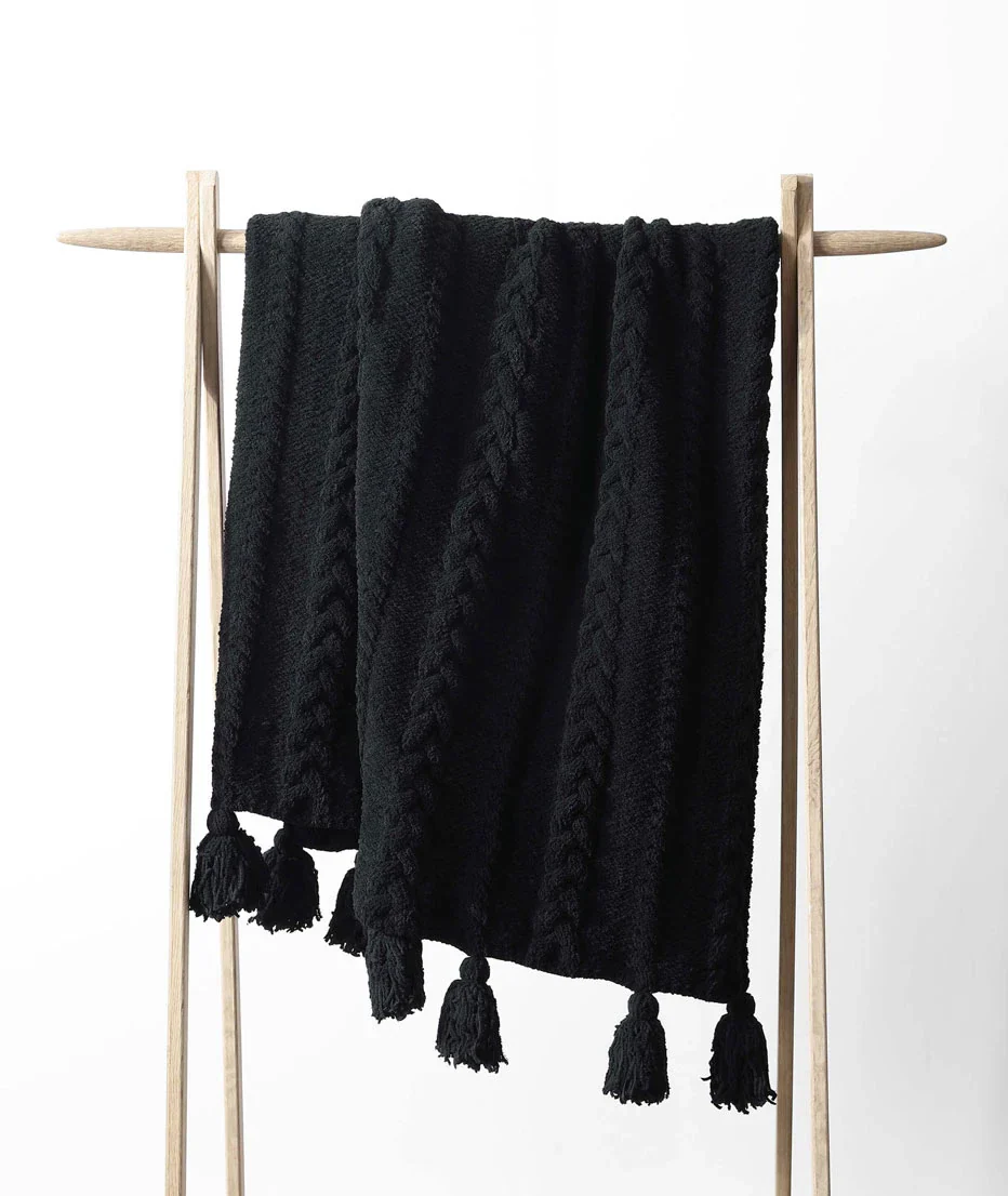 Braided Pom Pom Throw - Image 29