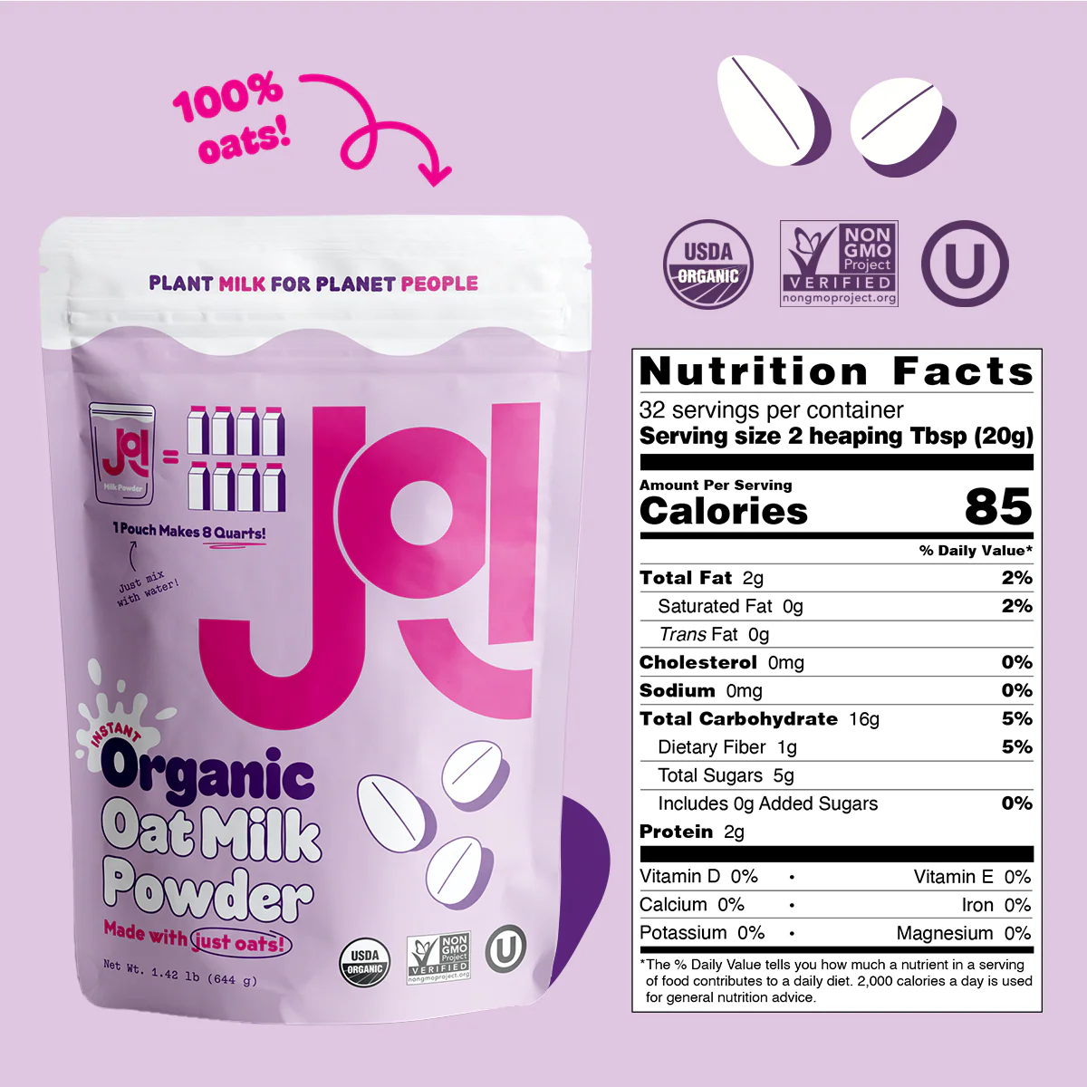 Instant Organic Oat Milk 2-Pack by JOI - Image 3