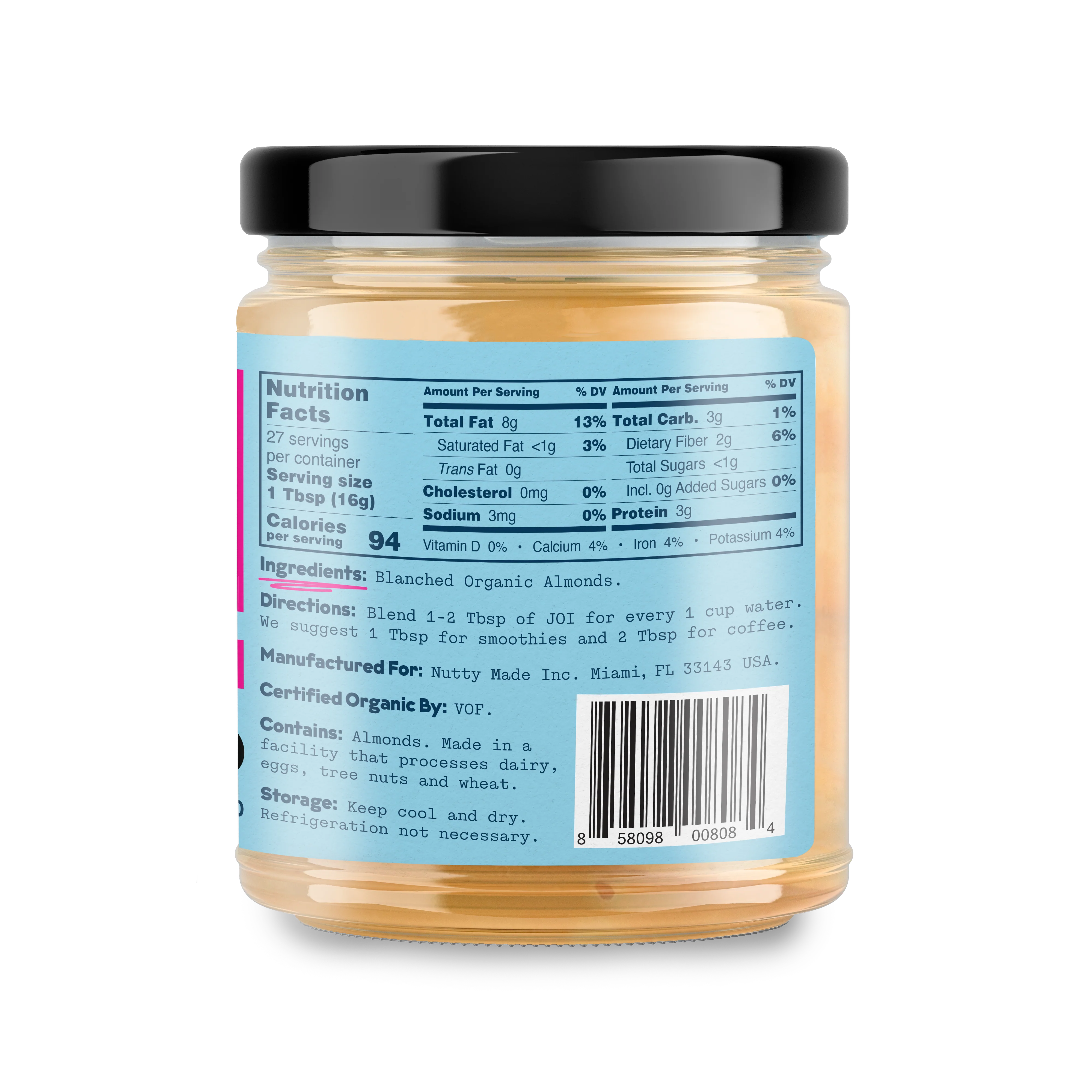 Organic Almond & Organic Cashew 4-Pack by JOI - Image 3