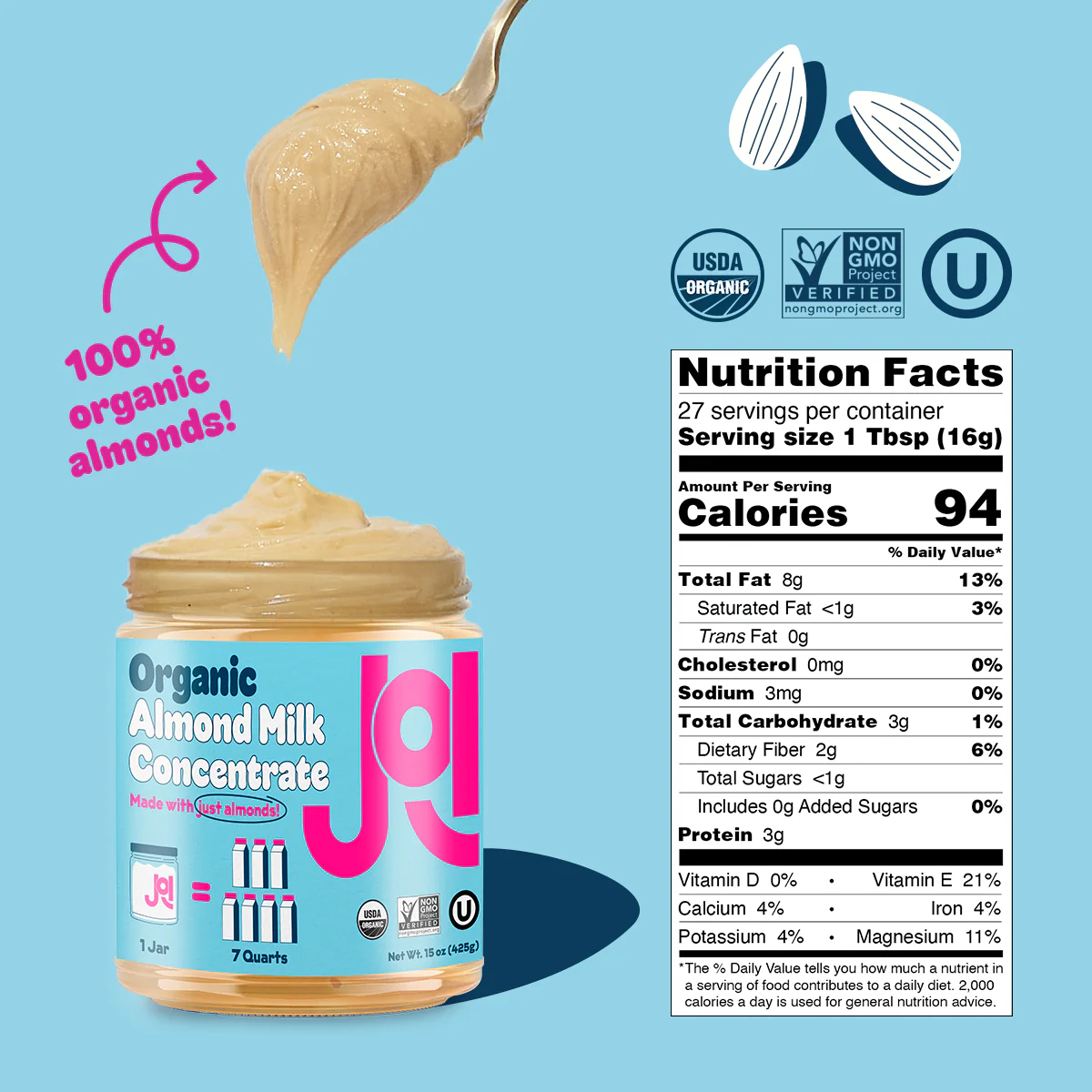 Organic Almond & Organic Cashew 4-Pack by JOI - Image 4