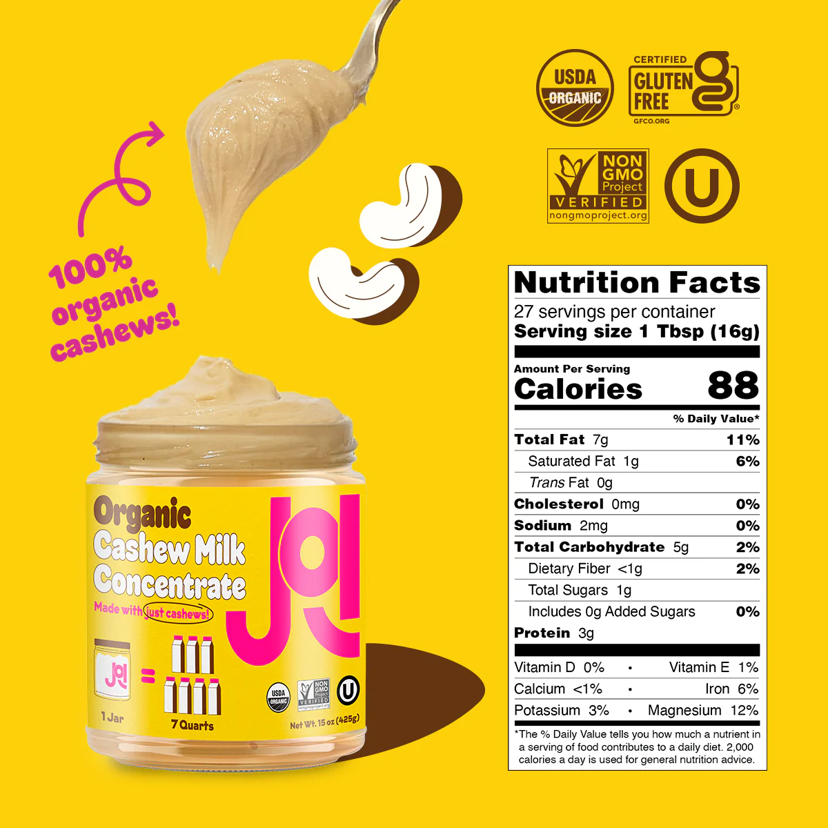 Organic Cashew Base 2-Pack by JOI - Image 4