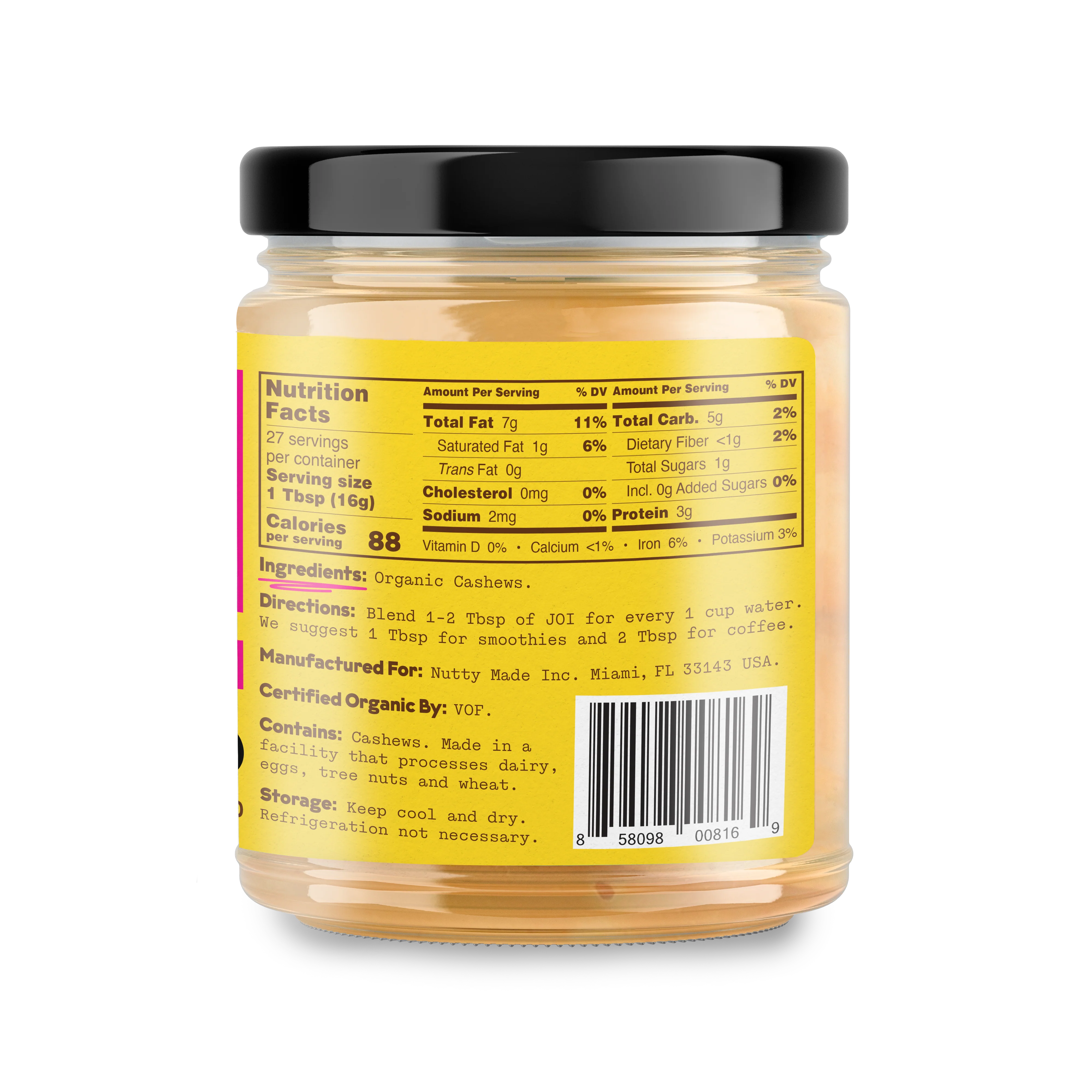 Organic Cashew Base 4-Pack by JOI - Image 3