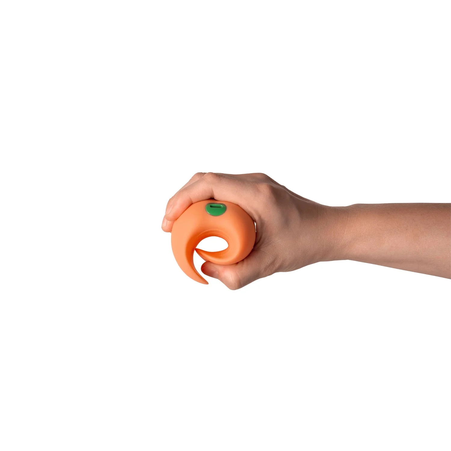 Peach Emojibator Vibrating Stroker by Dame Products - Image 2