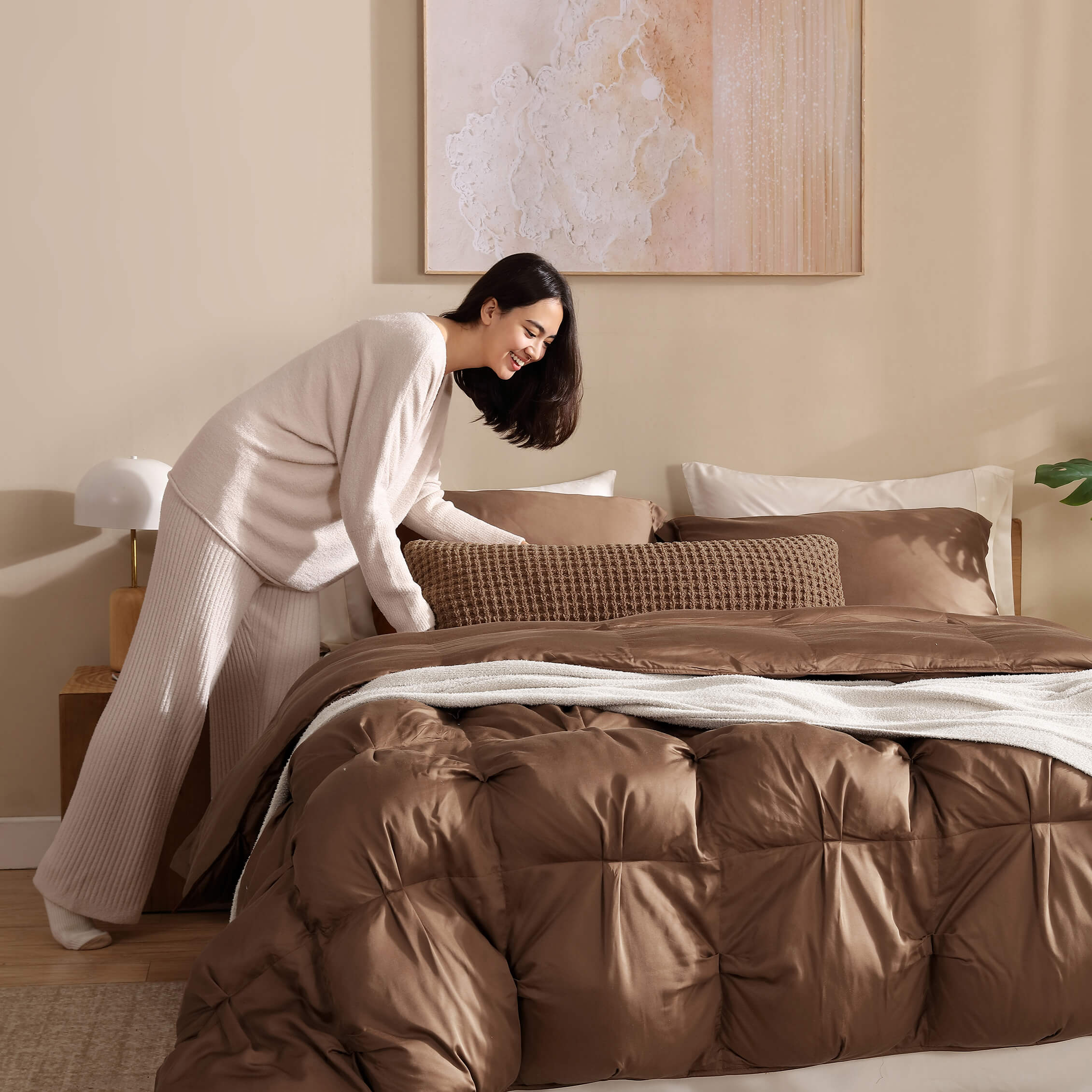 Premium Bamboo Bubble Comforter Bundle - Image 29