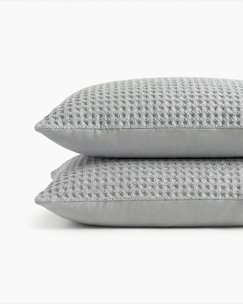 Snug Waffle + Bamboo Sham Set - Image 3